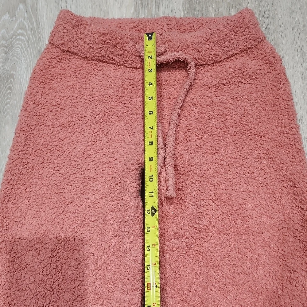 aerie Plush Rose Fleece Wide-Leg Joggers - Picture 4 of 6